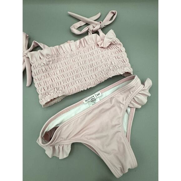 Minnow Other - Minnow Swim California 2-piece Girls Pink Bikini 5/6